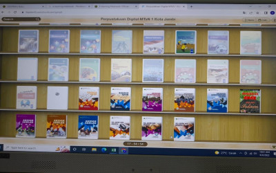 Tingkatkan Minat Baca, Pustaka Digital MTs Negeri 1 Kota Jambi Lengkapi Bahan Bacaan
